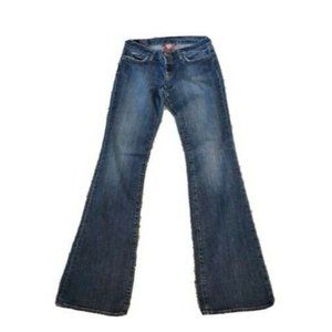 Lucky Jeans Womens Distressed Cuff Blue Button fly 8/29 Sweet Dream 29 inseam